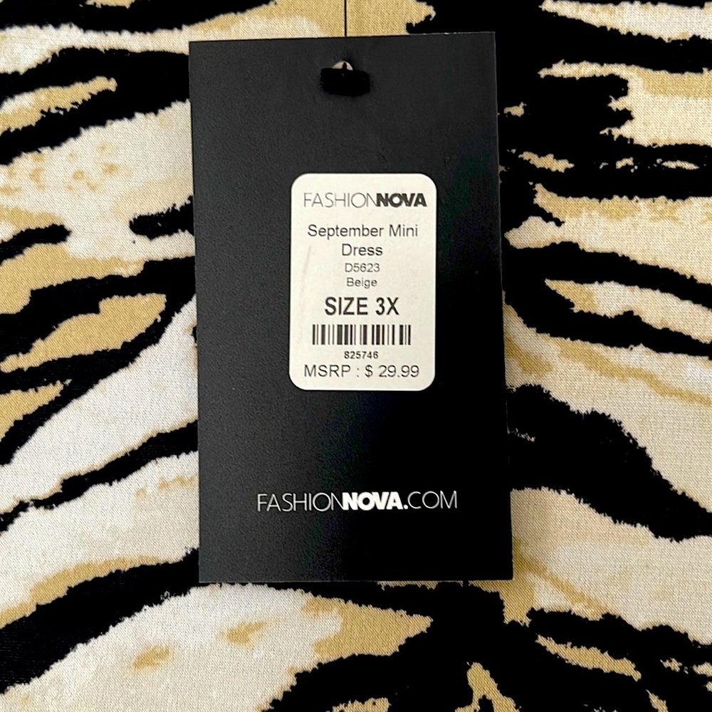 Fashion Nova Slip on dress